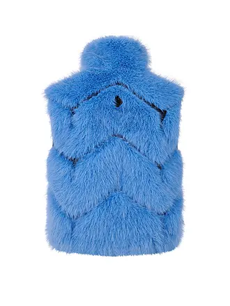 SPORTALM | Gilet Femme Fausse Fourrure | blau